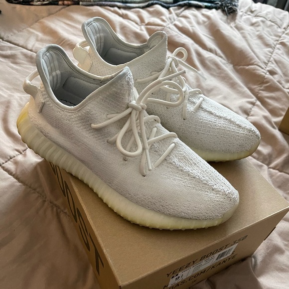 adidas Other - adidas Yeezy Boost 350 V2 Cream/Triple White 9.5
